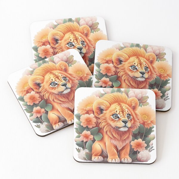 Aperçu de l'œuvre Lionceau curieux créée et vendue par GracefulGems.