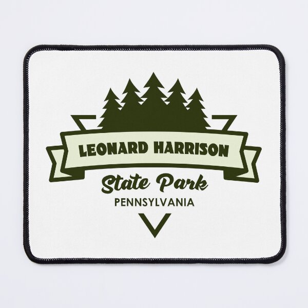 Item preview, Leonard Harrison State Park Pennsylvania Trees And Ribbon designed and sold by bivenart.