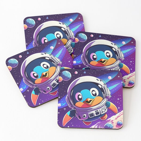Item preview, Comet's Ballet: Penguins in Space designed and sold by raquelpelintir.