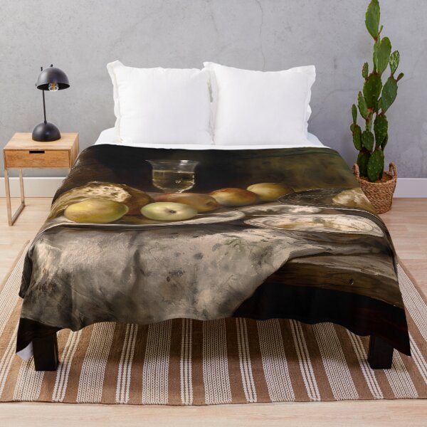 Item preview, Medieval Breakfast Still Life Art Print designed and sold by SolarArchitect.