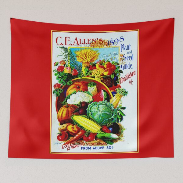 Item preview, "C. E. ALLEN" Vintage Plant & Seed Guide Print designed and sold by posterbobs.