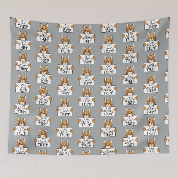 Item preview, Copy of Cats against trump designed and sold by GiezaDesign.