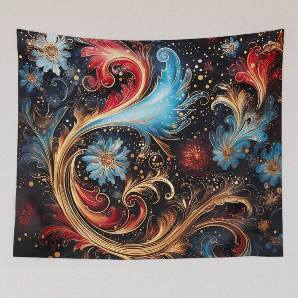 Item preview, Cosmic Flowers designed and sold by TheCraftyG.