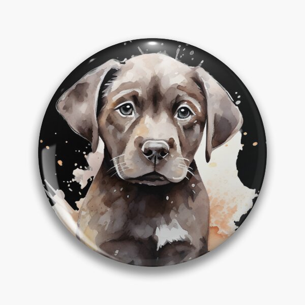 Artikelvorschau, Aquarell-Labrador-Welpe entworfen und verkauft von Amazing-Kortez.