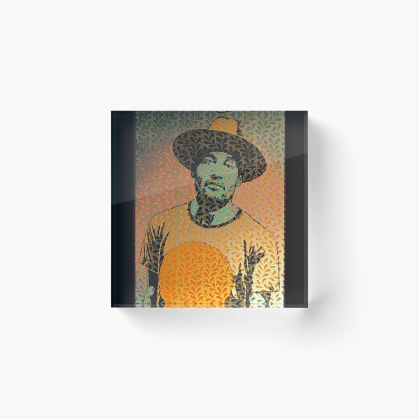 Item preview, Ben Harper floral pattern music poster designed and sold by BenNovak.