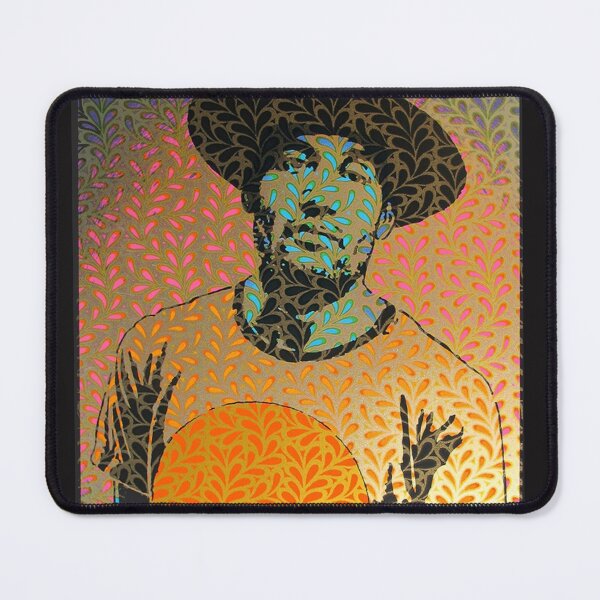 Item preview, Ben Harper floral pattern music poster designed and sold by BenNovak.