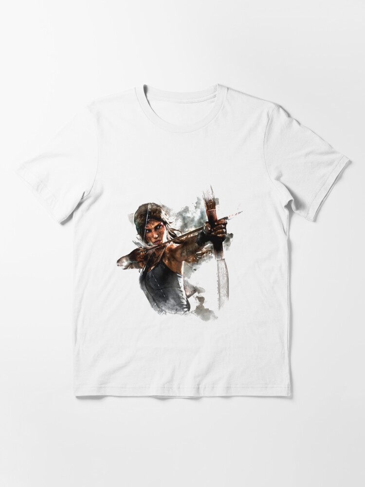 Tomb Raider Painting, survival, video game, gaming, rise of the tomb  raider, 90s, tomb raider | Essential T-Shirt