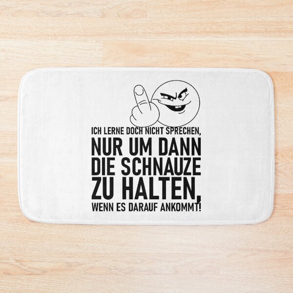 Item preview, I WILL NOT LEARN TO SPEAK white writing designed and sold by pASob-dESIGN.