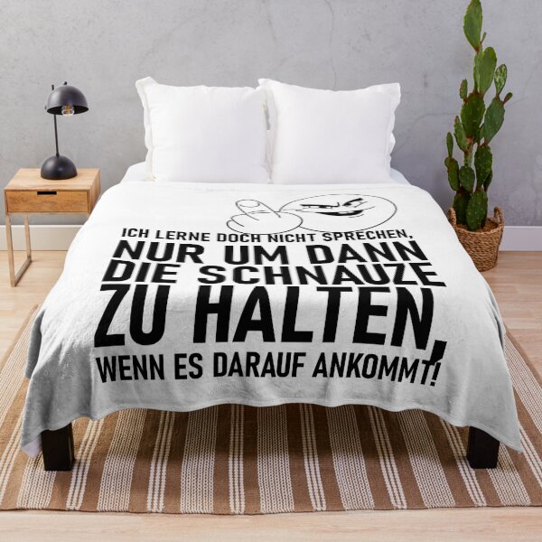 Item preview, I WILL NOT LEARN TO SPEAK white writing designed and sold by pASob-dESIGN.