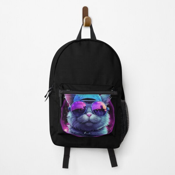 Item preview, Сool cat with glasses in purple color designed and sold by Selfion.