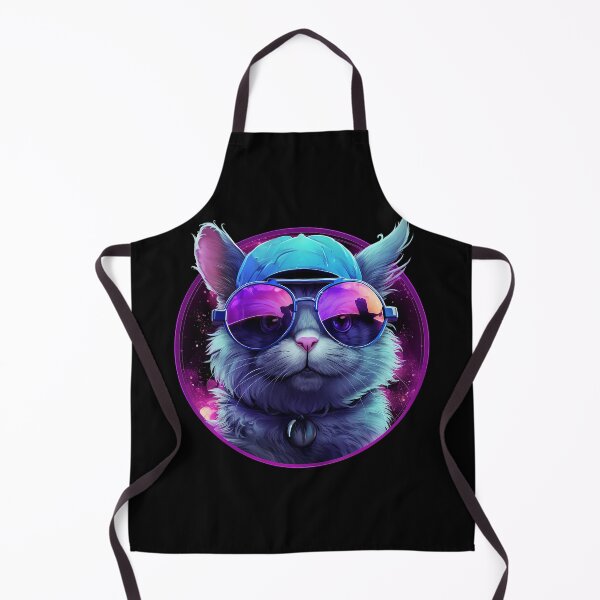Item preview, Сool cat with glasses in purple color designed and sold by Selfion.