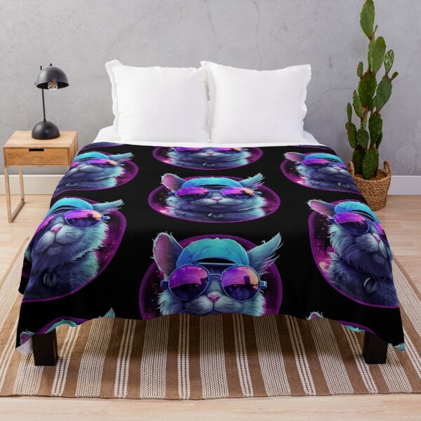 Item preview, Сool cat with glasses in purple color designed and sold by Selfion.