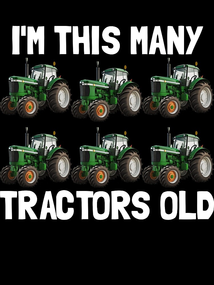 Thumbnail 3 von 3, Tuch, I'm This Many Tractors Old 6 Years Old Boys 6th Birthday Gear designt und verkauft von DynamicDesign.