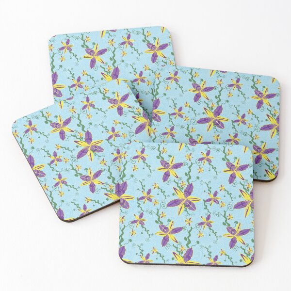 Item preview, hemerocale mauve and yellow designed and sold by Flora Rose Design.