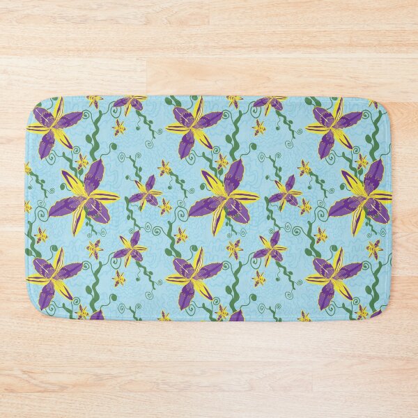 Item preview, hemerocale mauve and yellow designed and sold by Flora Rose Design.