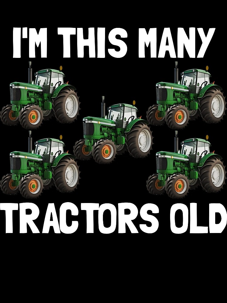 Thumbnail 3 von 3, Tuch, I'm This Many Tractors Old 5 Years Old Boys 5th Birthday Gear designt und verkauft von DynamicDesign.