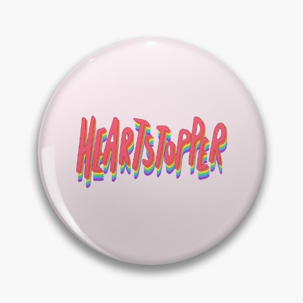 Item preview, Heartstopper lettering with lgbt flag colors designed and sold by Florvolcanica.
