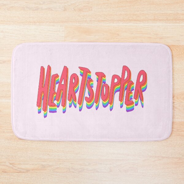 Item preview, Heartstopper lettering with lgbt flag colors designed and sold by Florvolcanica.