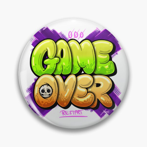 Artikelvorschau, Game Over entworfen und verkauft von Pandulum-Arts.