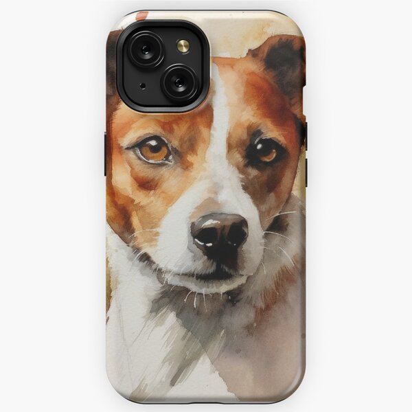 jack Russel with Hobo Stick and Bag Dog Puppy Cartoon Drawing Apple iPhone  6 Plus / 6S Plus (5.5 inch) Phone Case 