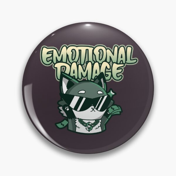 Item preview, Emotional Damage funny meme sticker designed and sold by Rodayna Elnaggar.