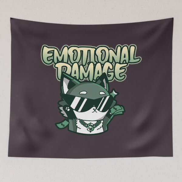 Item preview, Emotional Damage funny meme sticker designed and sold by Rodayna Elnaggar.