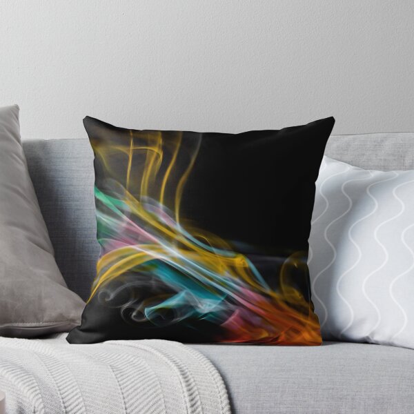 Item preview, A multiple exposure of a smoke plume is digitally manipulated in shape and color designed and sold by ThomMorris.