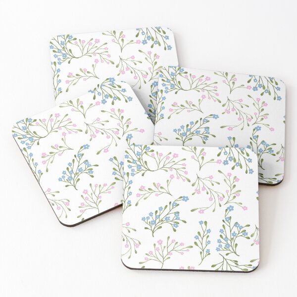 Item preview, Seamless pattern with small cute flowers designed and sold by pinkyfish1010.