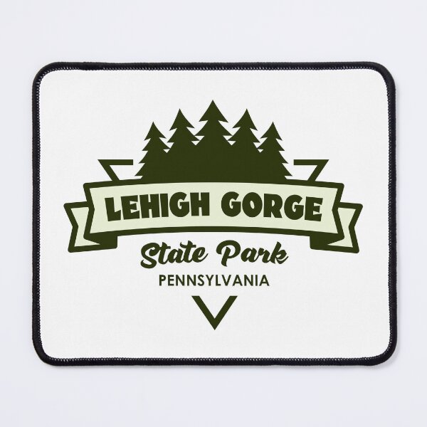 Item preview, Lehigh Gorge State Park Pennsylvania Trees And Ribbon designed and sold by bivenart.