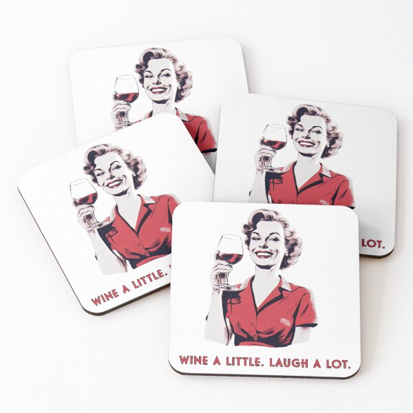 Item preview, Wine a little. Laugh a lot. designed and sold by Mythic Legends Digital.