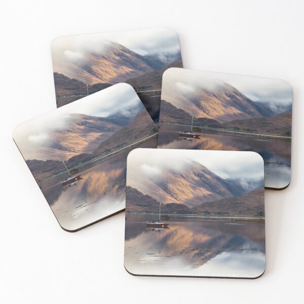 Item preview, Loch Duich Misty Vignette, Kintail Scotland. designed and sold by PhotosEcosse.
