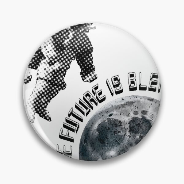 Item preview, Futuristic Astronaut The Future Is Bleak Design designed and sold by WilDigitalFinds.
