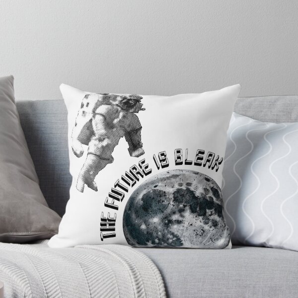 Item preview, Futuristic Astronaut The Future Is Bleak Design designed and sold by WilDigitalFinds.