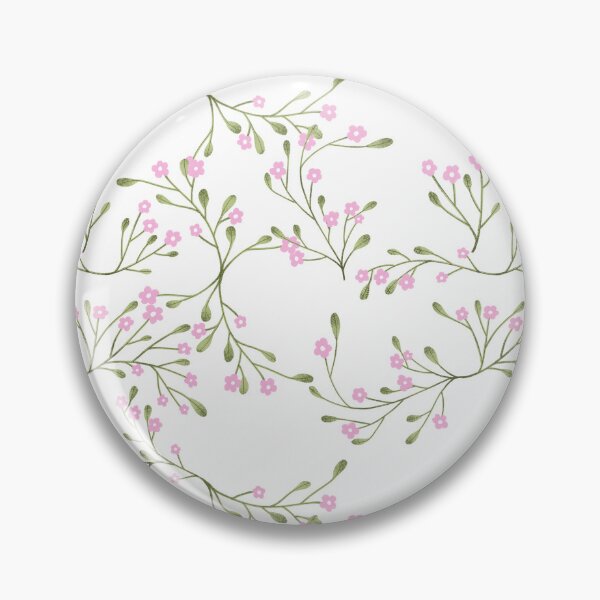 Item preview, Cute pink flowers seamless pattern designed and sold by pinkyfish1010.