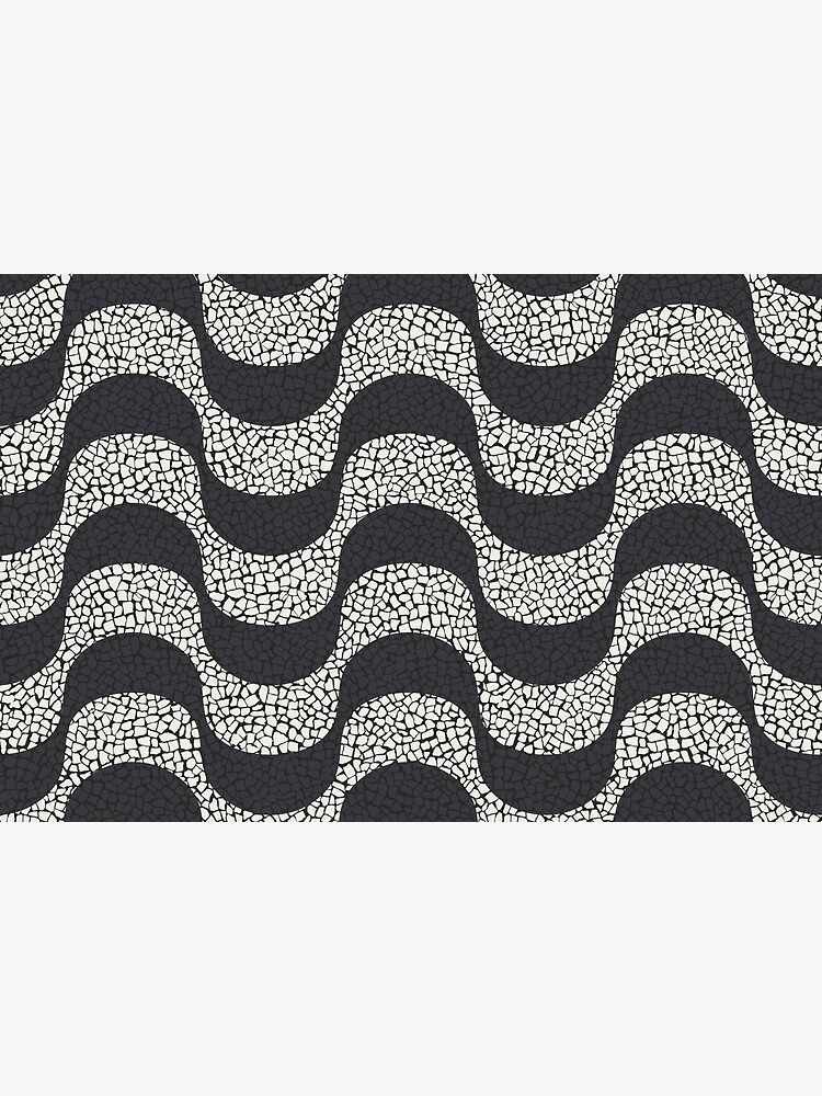 Thumbnail 6 of 6, Bath Mat, Walk the Streets of Rio: Copacabana Sidewalk Theme designed and sold by Renato K.