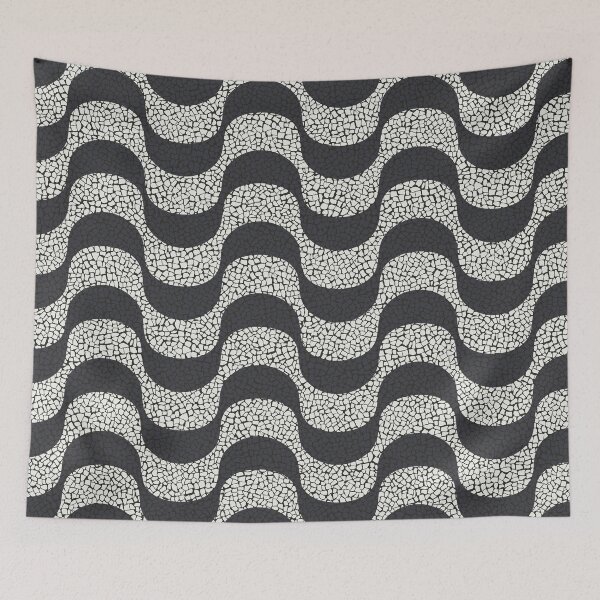 Item preview, Walk the Streets of Rio: Copacabana Sidewalk Theme designed and sold by The Lines.