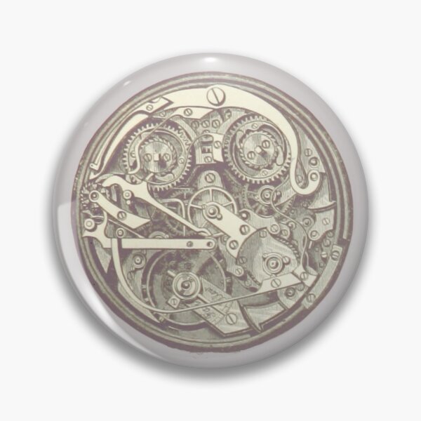 Item preview, Vintage Circular Time Piece | Vintage Illustration designed and sold by 0rsino.