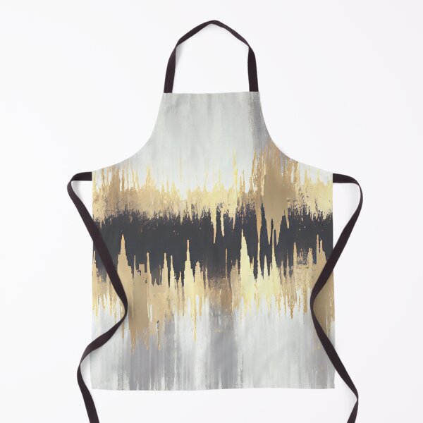 Item preview, Gold and gray abstract painting designed and sold by OtterFactory.