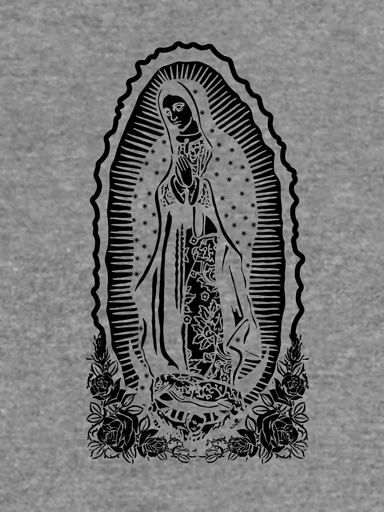 Thumbnail 6 von 6, Leichter Pullover, Virgin Mary Lady of Guadalupe Virgen De Guadalupe Gear designt und verkauft von DynamicDesign.