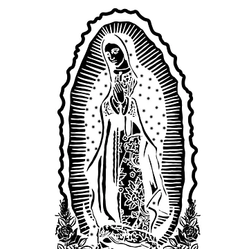 Aperçu de l'œuvre Virgin Mary Lady of Guadalupe Virgen De Guadalupe Gear de DynamicDesign