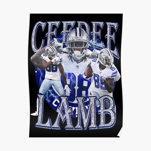 Cee Dee Lamb 88 American Football Player Dallas Cowboys Wall - POSTER  20"x30"