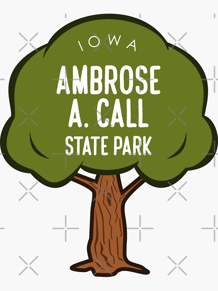 Ambrose A. Call State Park is a 138-acre oasis of rugged hills and virgin timber in an area of gently rolling farmland. The park is located in northern Iowa near the east fork of the Des Moines River in Kossuth County. A centerpiece of this rustic park is a log-cabin-style lodge built in 1928 that is a perfect setting for family reunions and group get-togethers. Ambrose Call and his brother, Asa, were early settlers in the area who carved their name, the first in Kossuth County, on a walnut tree at the present site of the park. The brothers spent their first night in Kossuth County on July 9, 1854. The next day, while Asa went for his wife and supplies, Ambrose and a traveling companion, William Smith, began work on a cabin in what is now the state park.