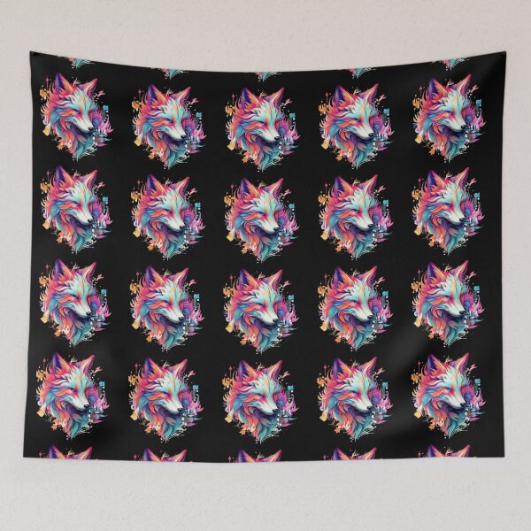 Item preview, Mystery and Harmony Kitsune - black designed and sold by Nioon.