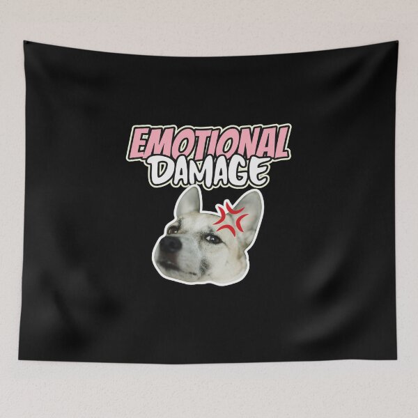 Item preview, Emotional Damage funny meme sticker designed and sold by Rodayna Elnaggar.