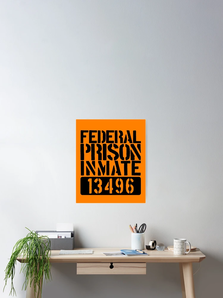 Imagen 2 de 3, Póster con la obra Federal Prison Inmate Funny Jail Halloween Prison Costume Gear, diseñada y vendida por DynamicDesign.