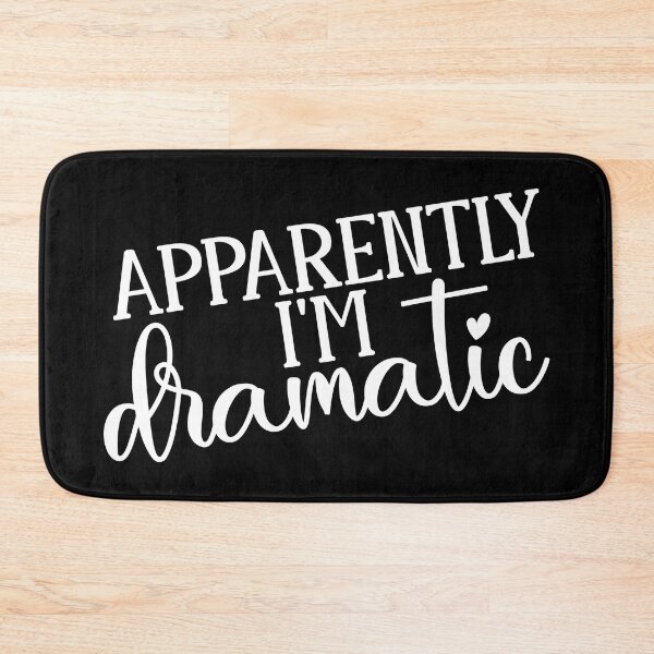Item preview, Apparently I'm Dramatic Typography designed and sold by MichelleCreative.