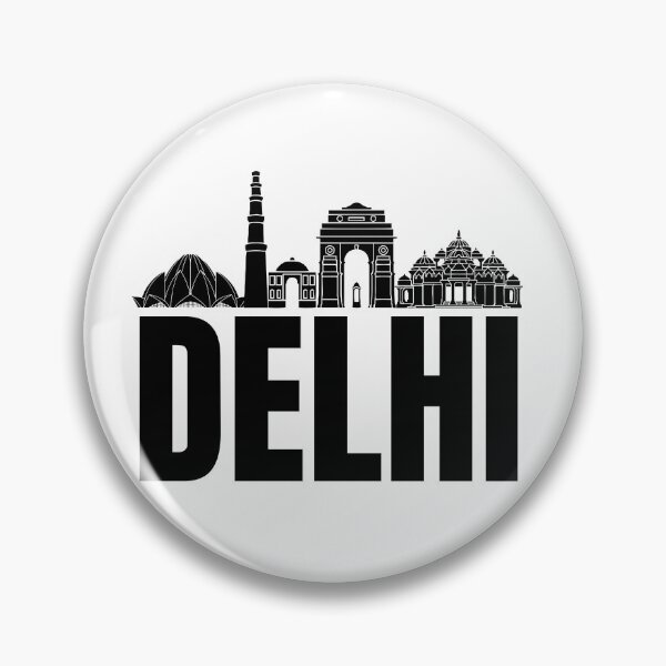 Item preview, Delhi city illustation  designed and sold by DeluxBee.
