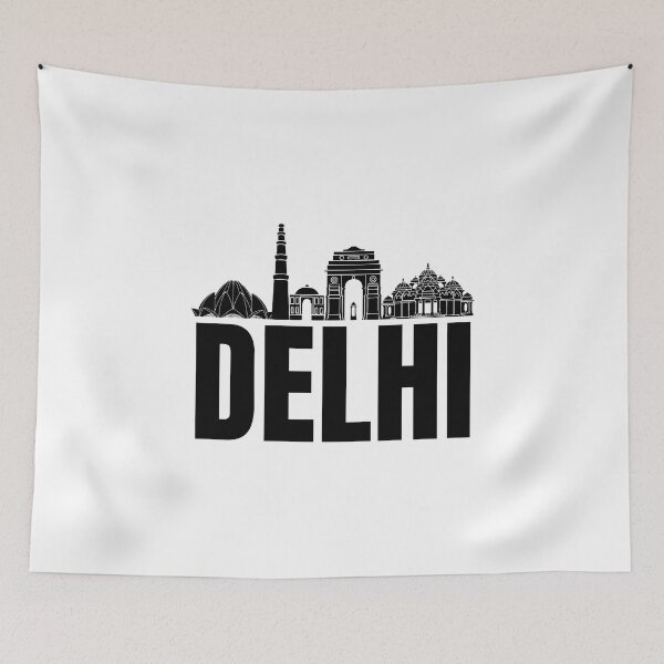 Item preview, Delhi city illustation  designed and sold by DeluxBee.