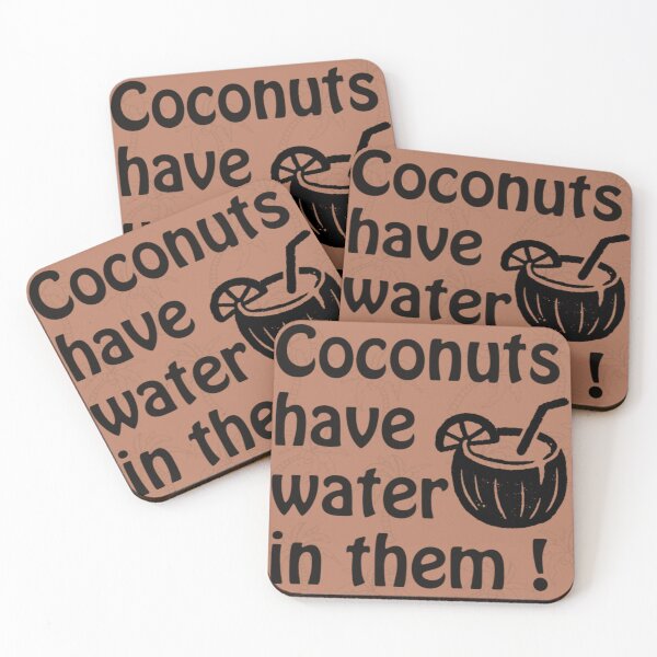 Item preview, Coconuts have water in them! designed and sold by vyascreations.