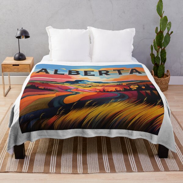 Item preview, Alberta Foothills Abstract Landscape designed and sold by YegMark.